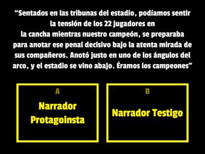  Tipos de Narradores (aplicación)