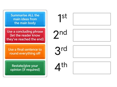Writing an effective conclusion