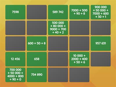 Expanded Form Memory