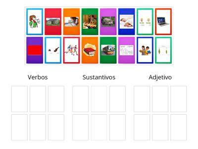 Verbos, sustantivos y adjetivos