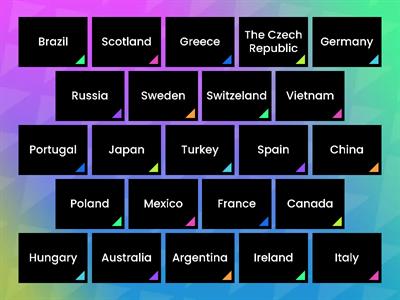 Focus 1 Nationalities