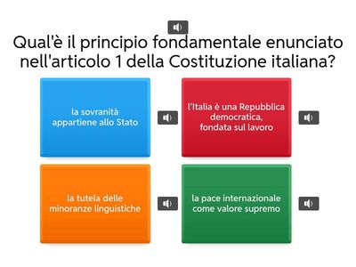 Partecipare a questo questionario per consolidare i contenuti del video