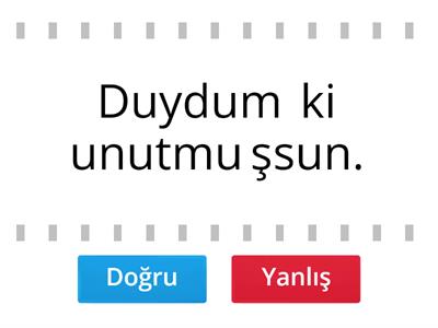 De'nin, Ki'nin ve Mi'nin Yazımı