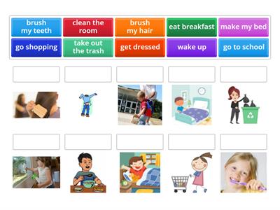 My daily routine for kids.