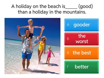 Comparatives and Superlatives