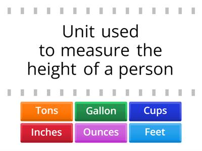 Customary Measurements