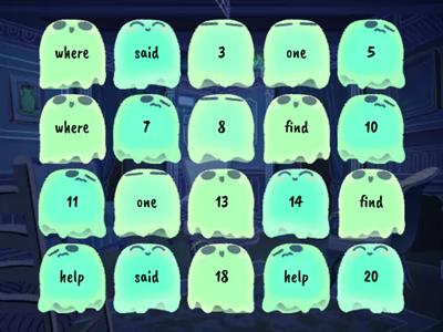 1st Grade Sight Word Matching