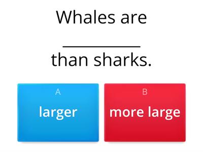 Inflectional Endings - Comparatives -er, -est