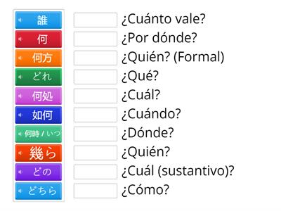 Interrogativos japones