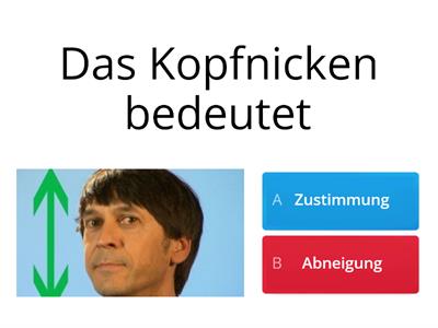 KÖRPERSPRACHE