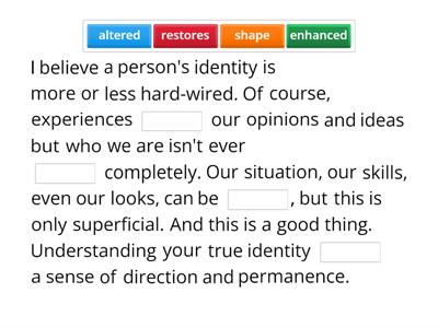 Unit 1 verbs describing change Insight Advanced