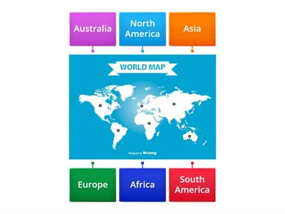 Continents Map