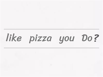 A1: questions / present simple