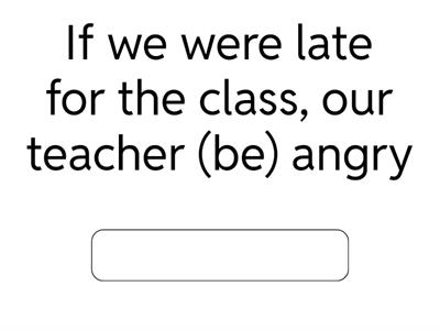 CONDITIONALS 1 / 2 / 3