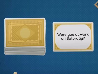 PAST SIMPLE Speaking