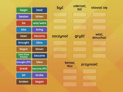Irregular verbs - part 1