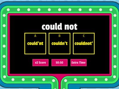 Contraction Game Show- 