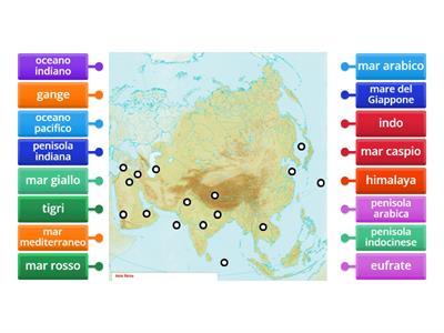 parte 1 carta muta dell'Asia