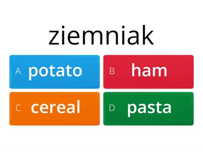 Lesson 2.1 - Food and drink (1) - PART 1/2 - TEST - English Class A1+