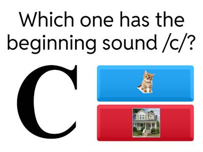 Beginning sound C