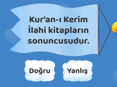 4.2.3. Kur'an-ı Kerim (doğru/yanlış)