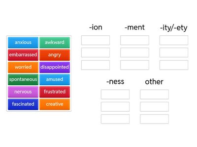 Word building Unit 1