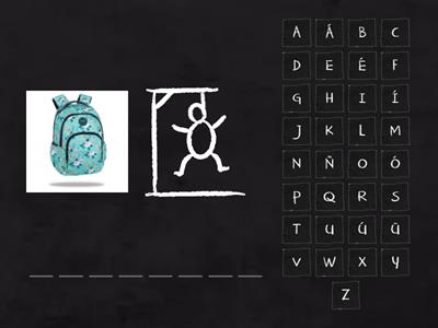 ahorcado juego de inglés