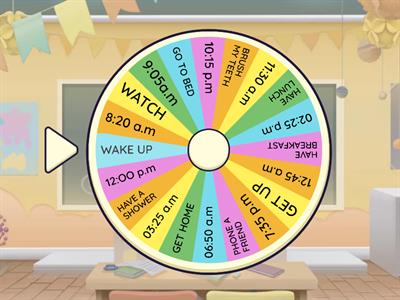 THE TIME AND ROUTINE VERBS