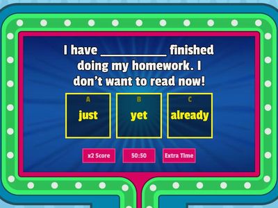 just, yet, already 2