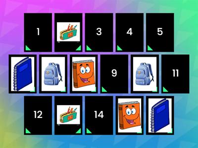 INGLÉS ELEMENTAL: Bacpack objects 