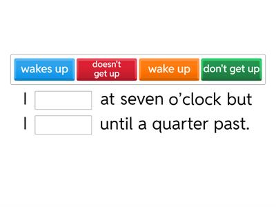  Present Simple: affirmative and negative