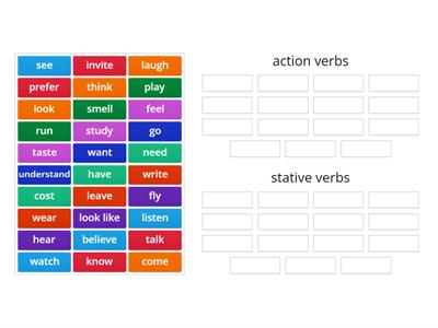 stative verbs