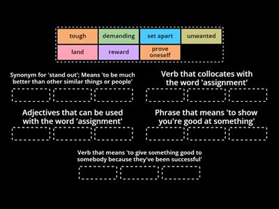 ESL Brains - How to stand out at work (Vocabulary Matching)