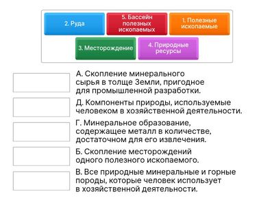 Полезные ископаемые