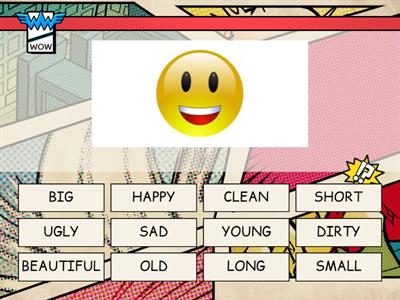 ADJECTIVES KID'S BOX 1