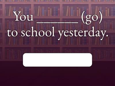 Simple Past : Regular and Irregular