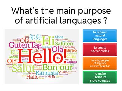 Artificial languages