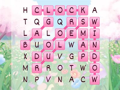 Objects in the classroom