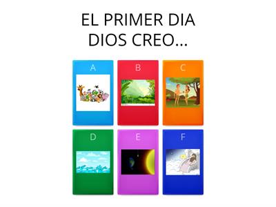 LA CREACION DE DIOS