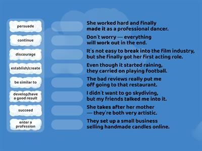 Gold B2 First Unit 2 Phrasal Verbs