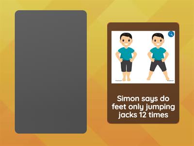 Simon Says movement game 