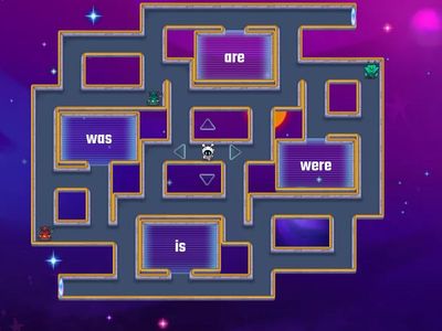  Past progressive - maze chase