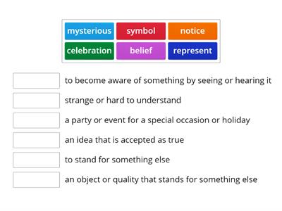 [SL4 Ch1Lesson2] Key Words