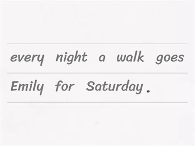 Present Simple. Word Order