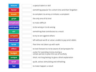 Wordly Wise 6 Lesson 10