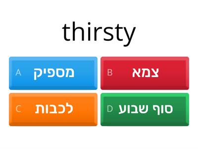 יובל הכנה למבחן באנגלית 