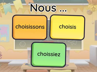 Les verbes en -IR au present