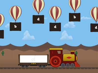 Letter Reversals: Balloon Pop (b/d)