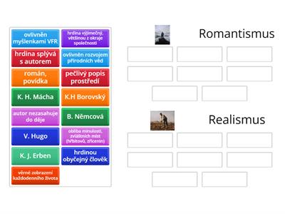 Literatura 19. století - romantismus, realismus