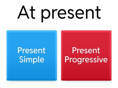  Present Simple+ Present Progressive
